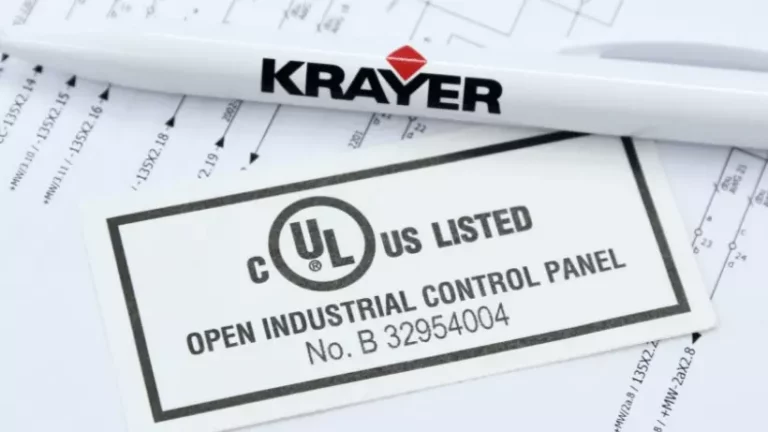 UL-zertifizierter industrieller Steuerungs-Panel von Krayer.